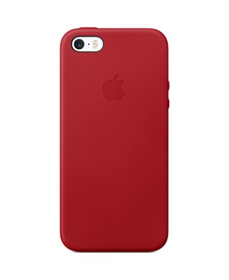 Чехол для iPhone Apple iPhone SE Leather Case RED